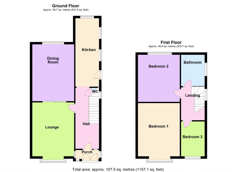 Floorplan for Edmonton Road, Woodsmoor, Stockport