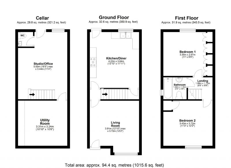 Floorplan for Clwyd Avenue, Edgeley, Stockport