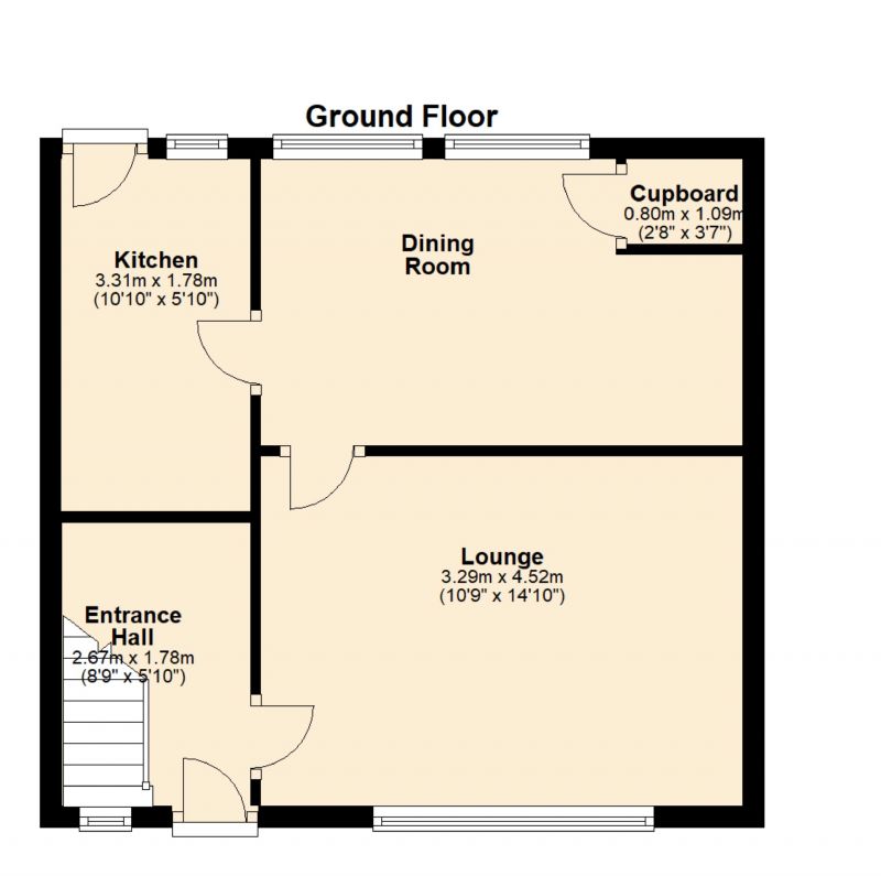 Floorplan for Penrith Avenue, Ashton-under-lyne, Ashton-Under-Lyne