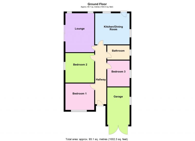 Floorplan for Belvoir Avenue, Hazel Grove, Stockport