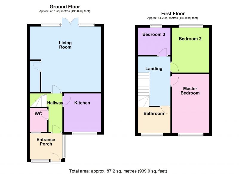 Floorplan for Barton Fold, Gee Cross, Hyde