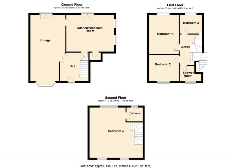 Floorplan for Southlea Road, Manchester