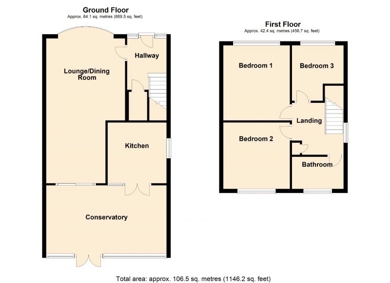 Floorplan for Beacon Road, Romiley, Stockport