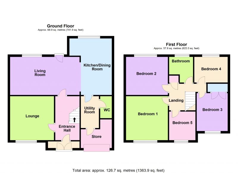 Floorplan for Bowerfield Avenue, Hazel Grove, Stockport