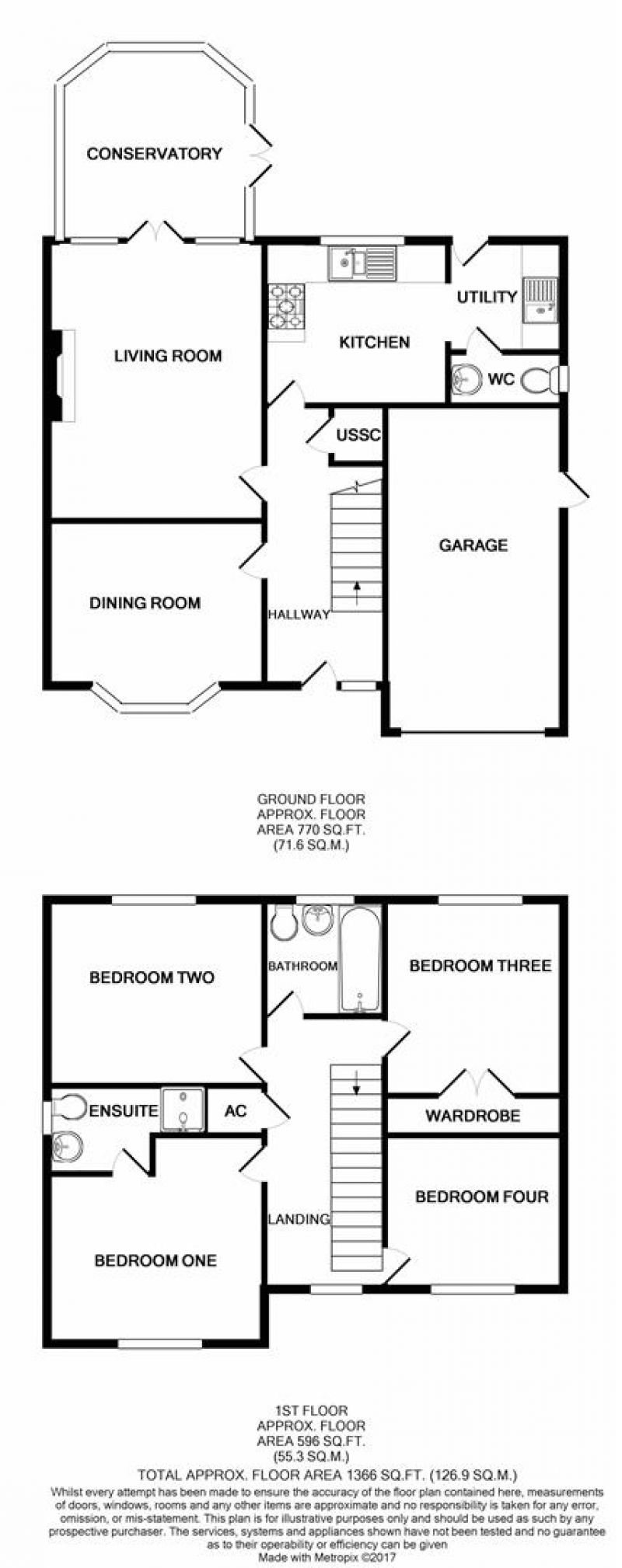 Floorplan for Whitfield Drive, Macclesfield, Cheshire