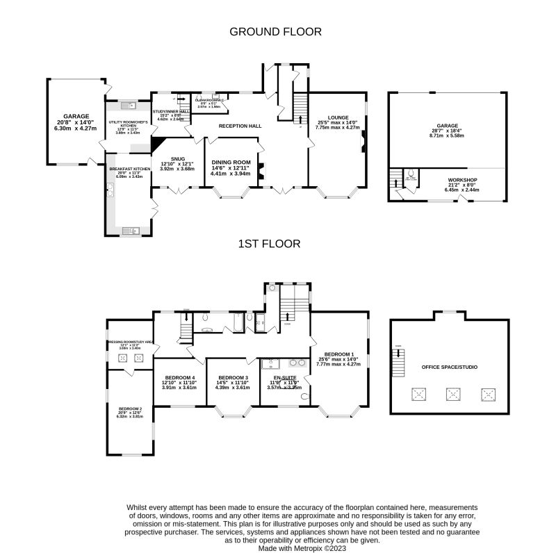 Floorplan for Appleton House, 32 Lyons Lane, Appleton, Warrington, Cheshire