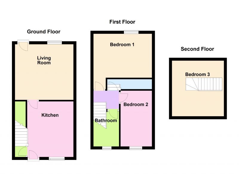 Floorplan for Hall Street, Ashton-under-lyne