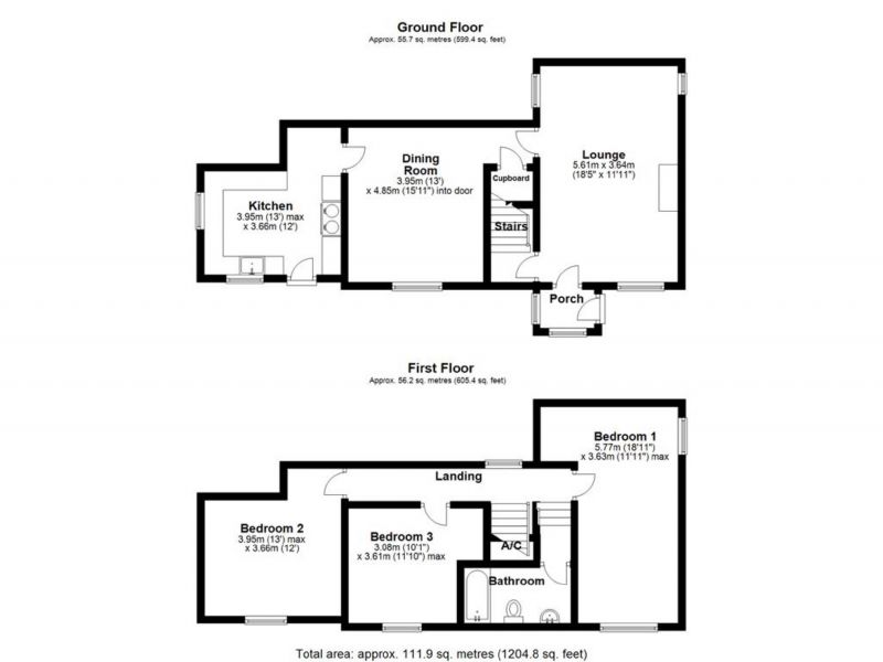 Floorplan for Wincle, Cheshire