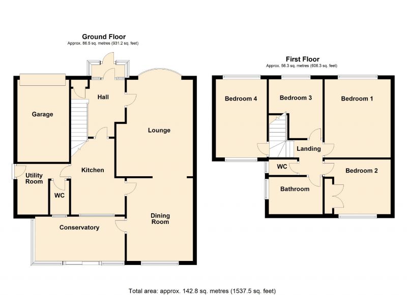 Floorplan for Syke Croft, Romiley, Stockport