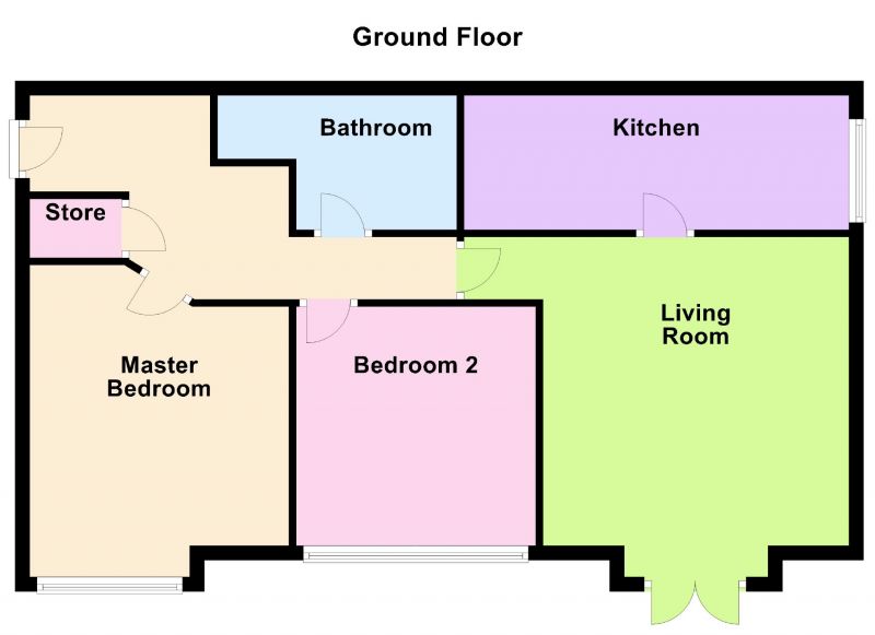 Floorplan for Chamberlain Gardens, Bredbury, Stockport