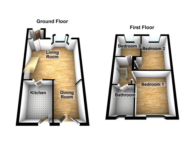 Floorplan for Woolley Close, Hollingworth, Hyde