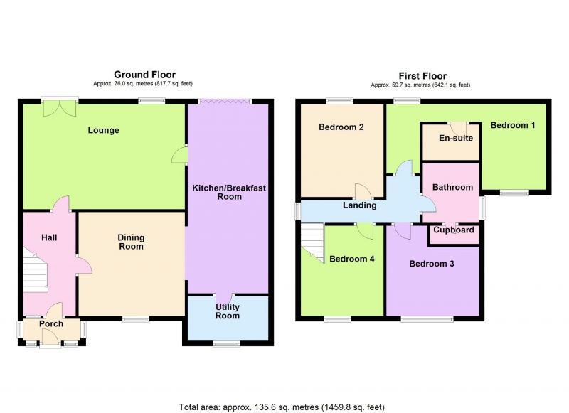 Floorplan for Withypool Drive, Mile End, Stockport