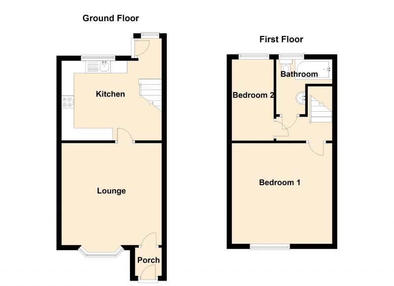 Floorplan for Ivy Cottages, Meadow Lane, Denton, Manchester