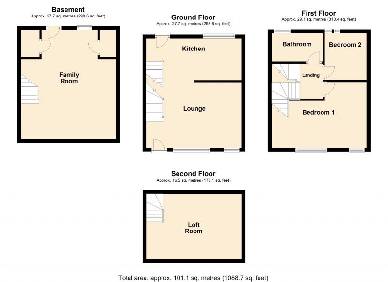 Floorplan for Dingle Hollow, Romiley, Stockport