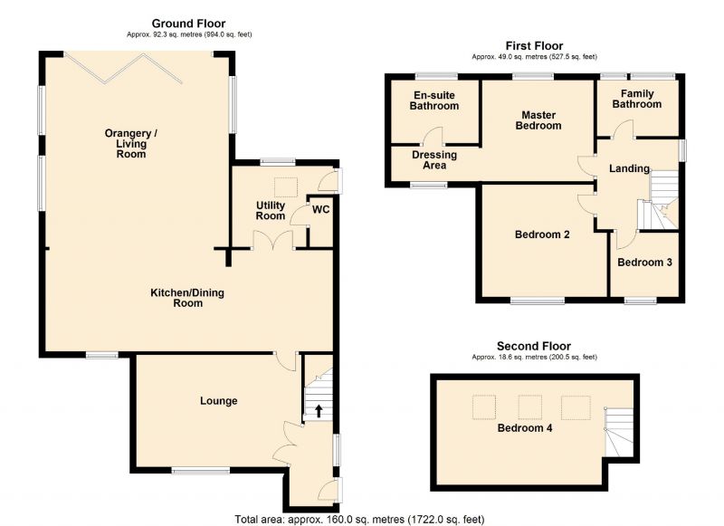 Floorplan for Balmoral Grove, Hazel Grove, Stockport