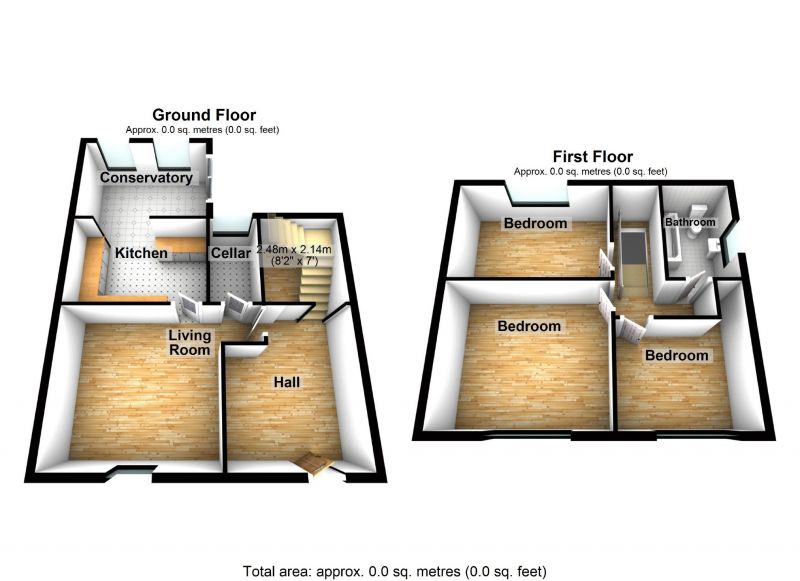 Floorplan for Buxton Road, Hazel Grove, Stockport