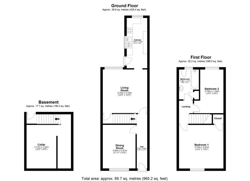 Floorplan for Adswood Road, Cale Green, Stockport