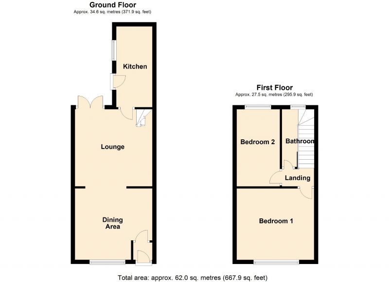 Floorplan for Newdale Road, Manchester