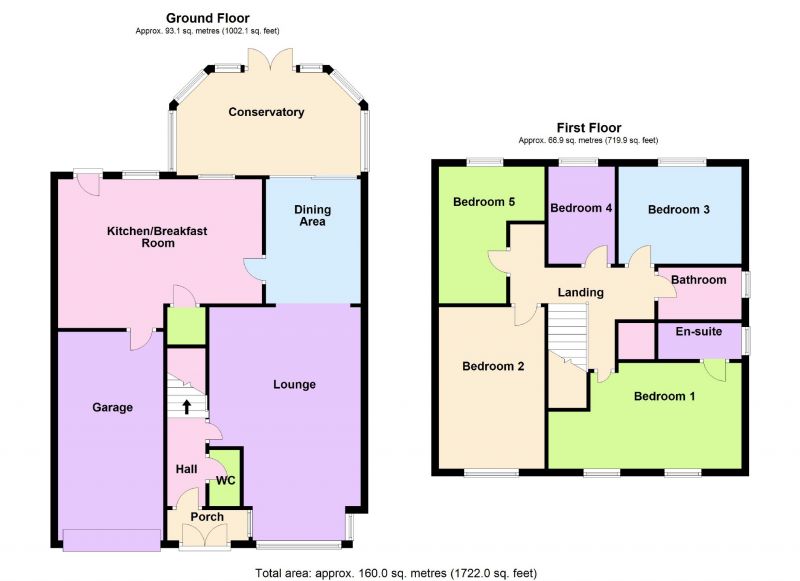 Floorplan for Wyne Close, Hazel Grove, Stockport