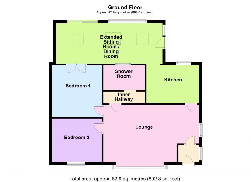 Floorplan for Boscombe Drive, Hazel Grove, Stockport