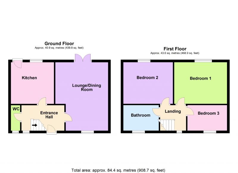 Floorplan for Barrule Avenue, Hazel Grove, Stockport