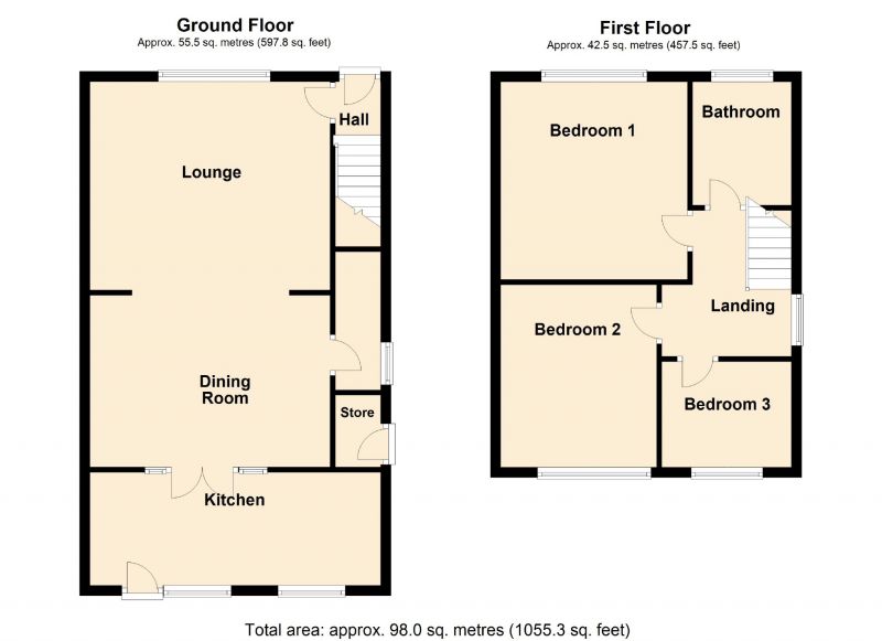 Floorplan for Kinder Grove, Romiley, Stockport