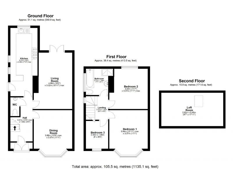 Floorplan for Thornfield Grove, Cheadle Hulme, Stockport