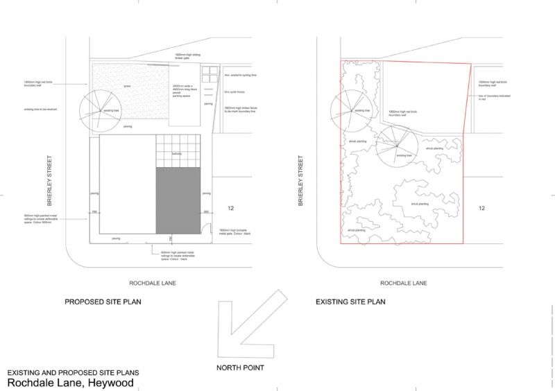 Floorplan for Rochdale Lane, And Brierley Street, Heywood