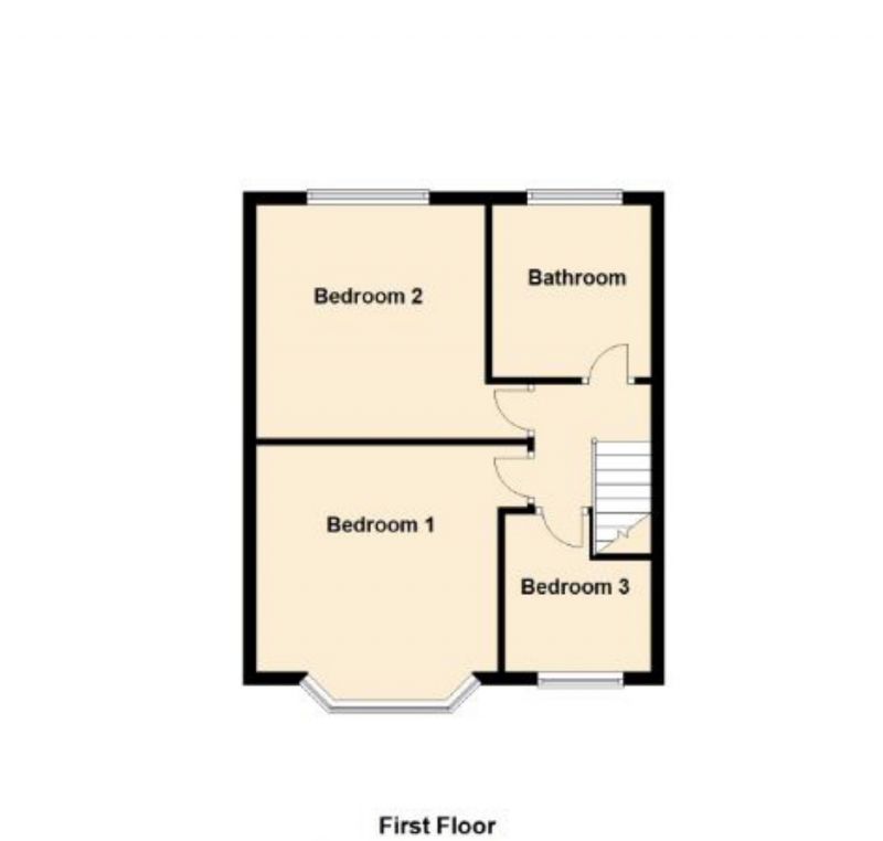 Floorplan for Chaucer Avenue, Stockport