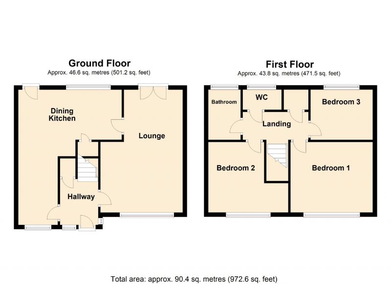 Floorplan for The Ridgway, Romiley, Stockport