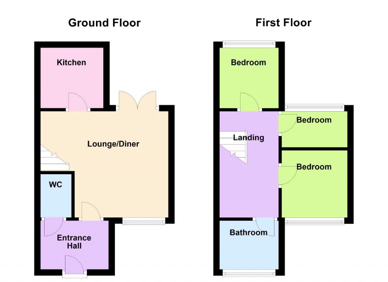 Floorplan for Brosscroft, Glossop