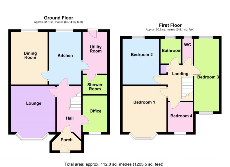 Floorplan for Northdown Avenue, Woodley, Stockport