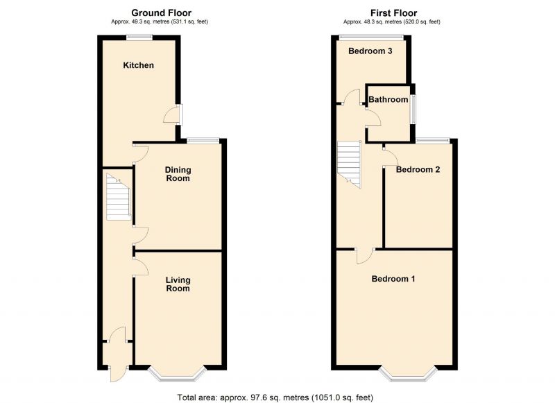 Floorplan for Campbell Road, Manchester