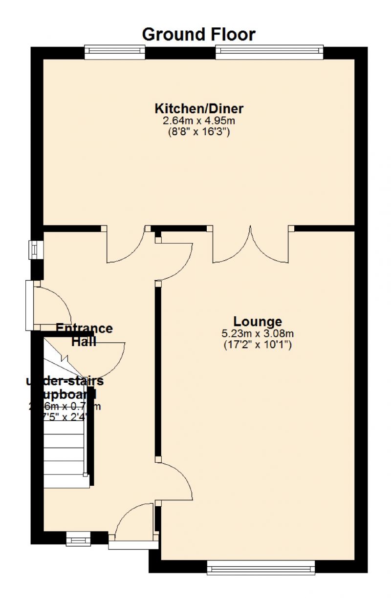 Floorplan for Enfield Drive, Clayton, Manchester