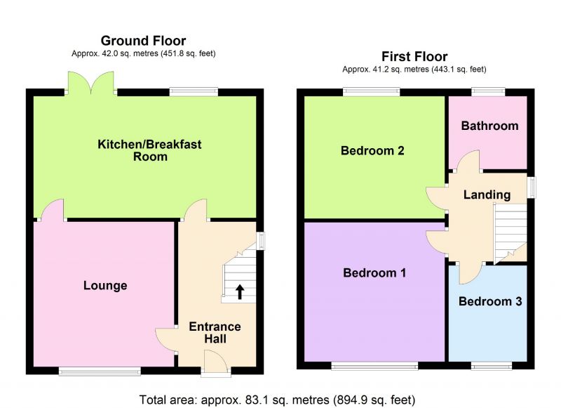 Floorplan for Cavendish Road, Hazel Grove, Stockport