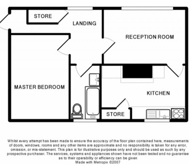 Floorplan for Ripon Close, Whitefield, Manchester