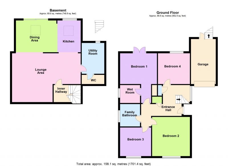 Floorplan for Kipling Close, Offerton, Offerton