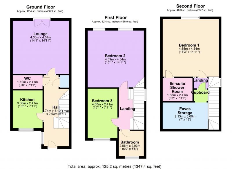 Floorplan for Shirley Close, Hazel Grove, Stockport