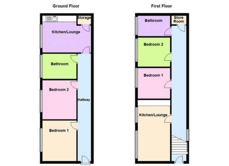 Floorplan for Wood Street, Ashton-under-lyne