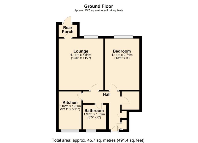 Floorplan for Wishaw Square, Manchester, Greater Manchester