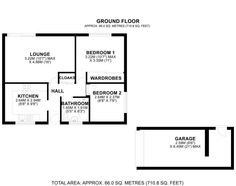 Floorplan for Woodlea Court, Northwich