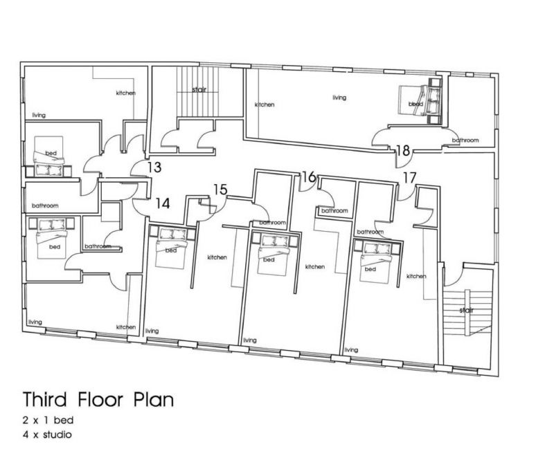 Floorplan for Cornwall Terrace, Bradford