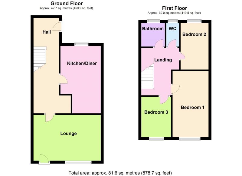 Floorplan for Cypress Close, Cheadle Heath, Stockport