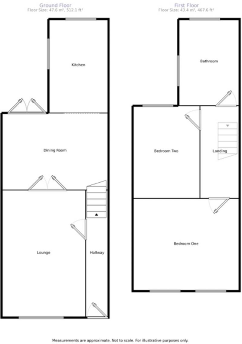 Floorplan for Harris Street, Dentons Green, St. Helens