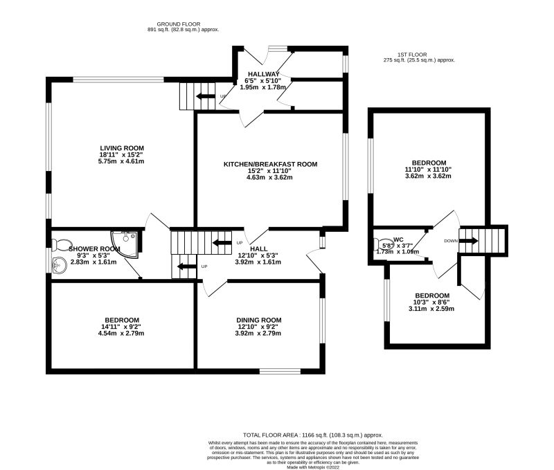 Floorplan for The Ceal, Compstall, Stockport