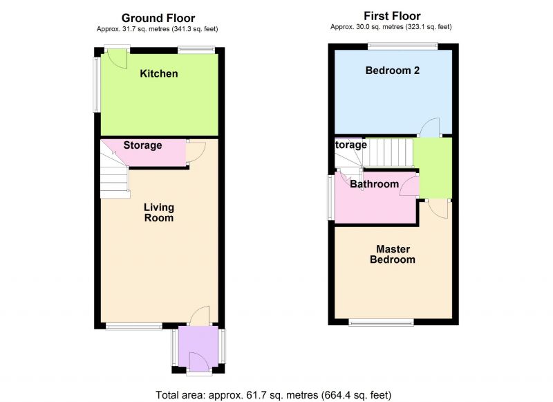 Floorplan for Hebden Avenue, Bredbury, Stockport