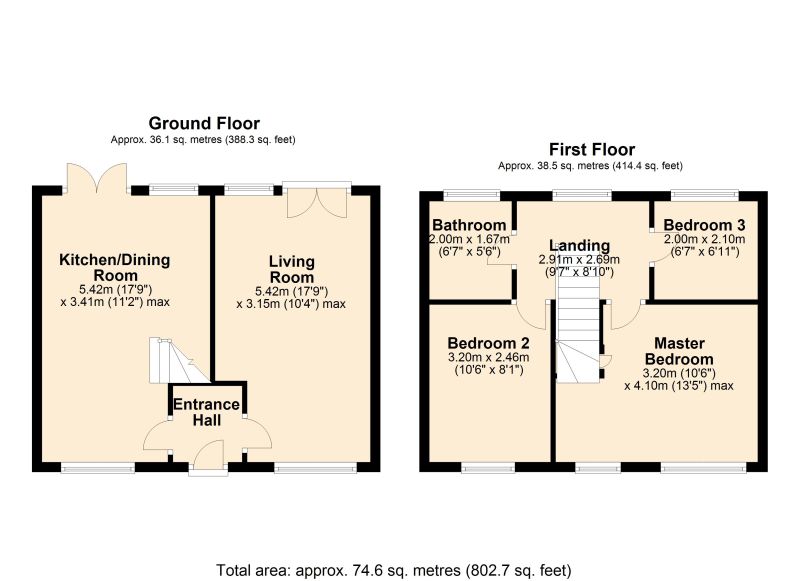 Floorplan for Gower Hey Gardens, Gee Cross, Hyde