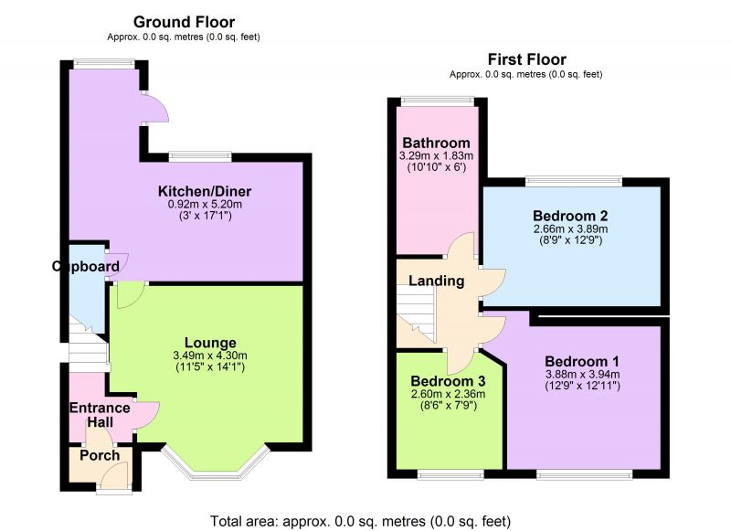 Floorplan for Stanley Grove, Longsight, Manchester