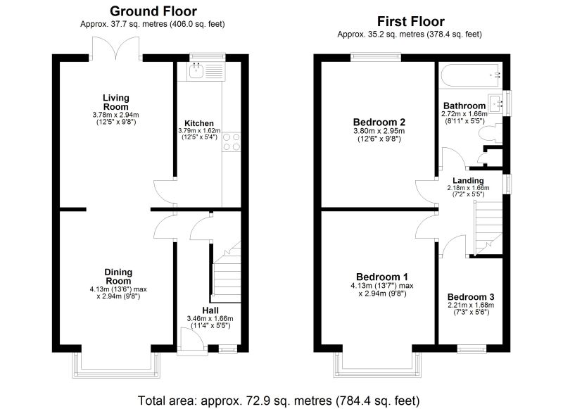 Floorplan for Naples Road, Edgeley, Stockport