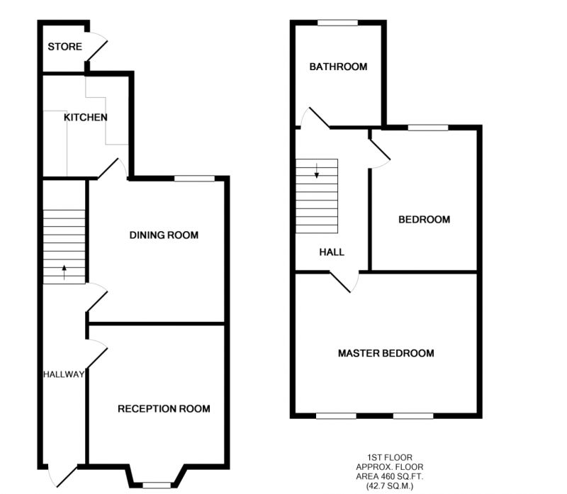 Floorplan for Buxton Road, Stockport, Greater Manchester